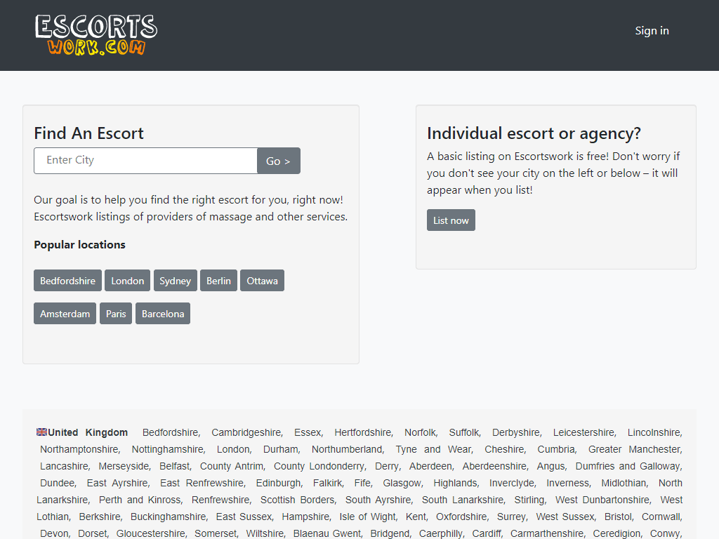 Escortswork