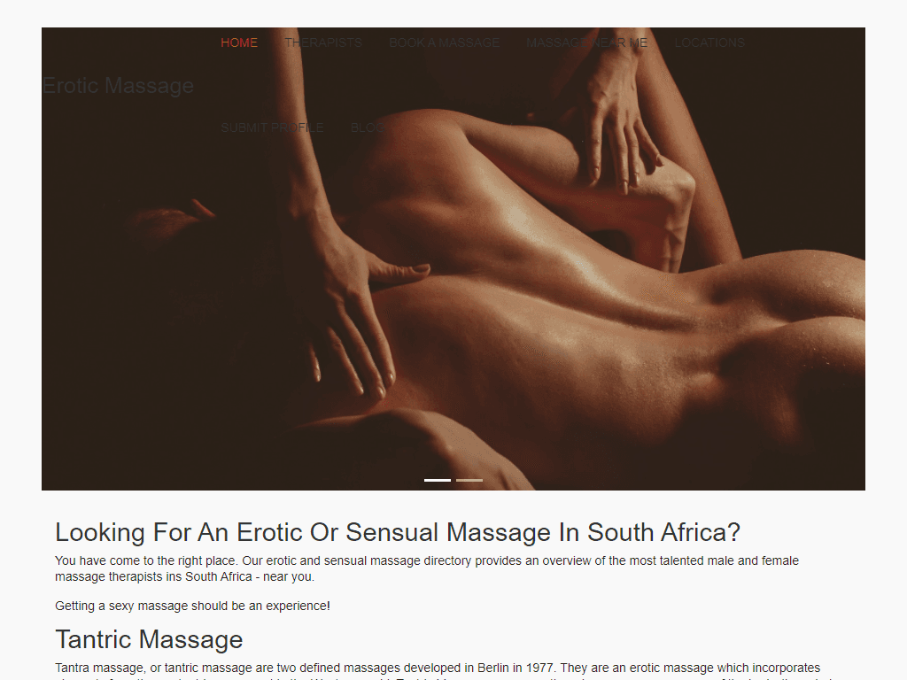 erotic massages