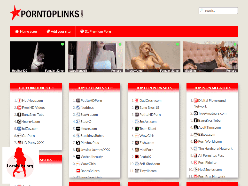 Porn Top Links | Adult Directory Sites | Localxlist